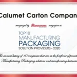 Calumet Carton Named a Top Manufacturing Packaging Solution Provider